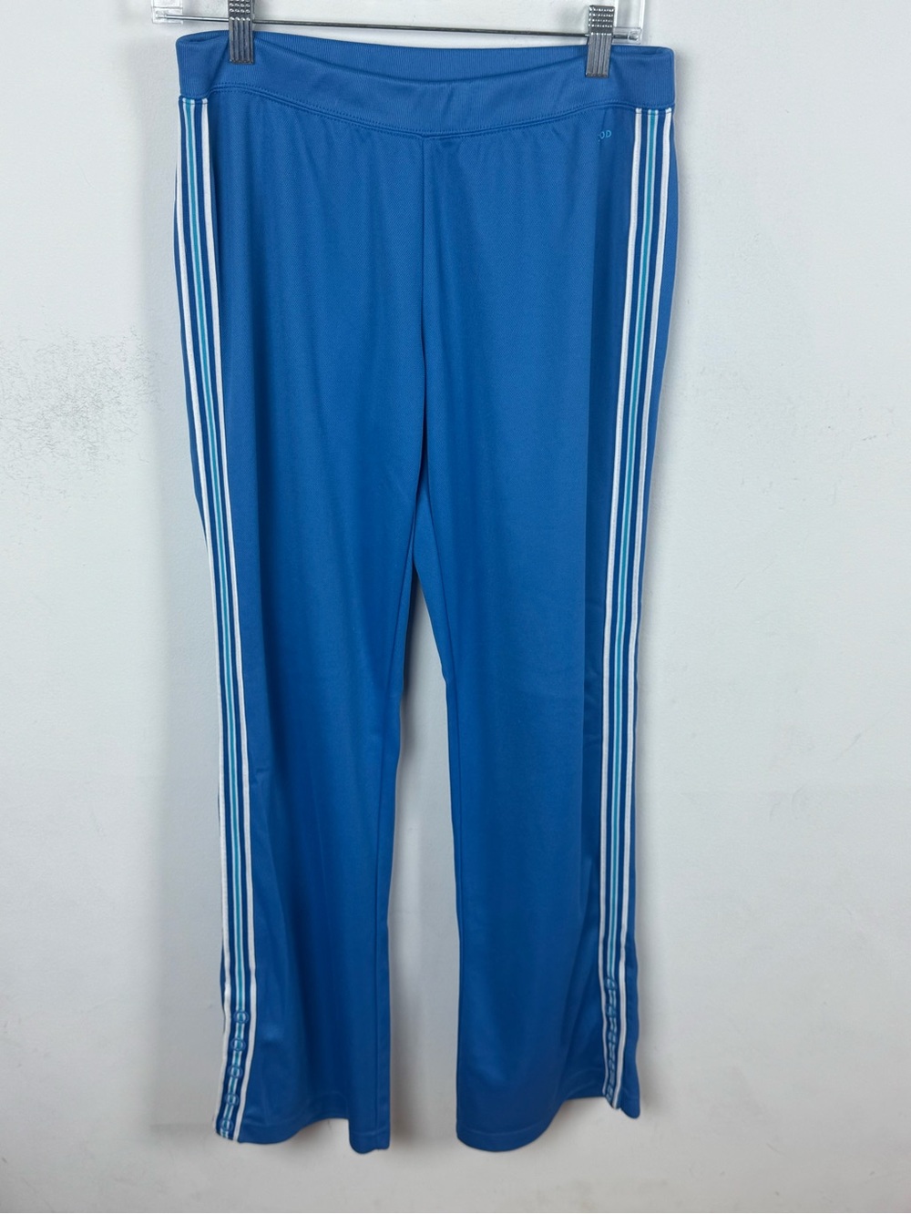 Izod Blue Track Pants with White Side Stripes